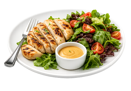 Healthy meal plate